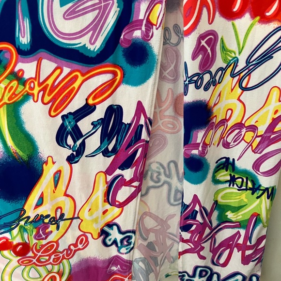 OMT Fashions Graffiti Dress size 2X worn this one time on vacation - Picture 5 of 5